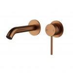 Otus Brushed Copper Slimline SS Bath / Basin Mixer With Spout Otus Brushed Copper Slimline SS Bath / Basin Mixer With Spout